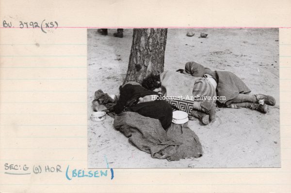Bergen-Belsen - Photo of sleeping female prisoners