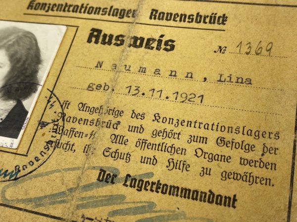 Ravensbrück - SS-Aufseherin Ausweis Lina Naumann