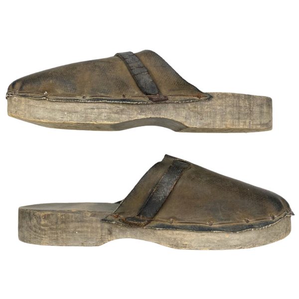 Concentration camp male inmates shoes