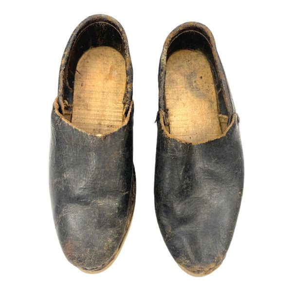 Concentration camp female inmates shoes