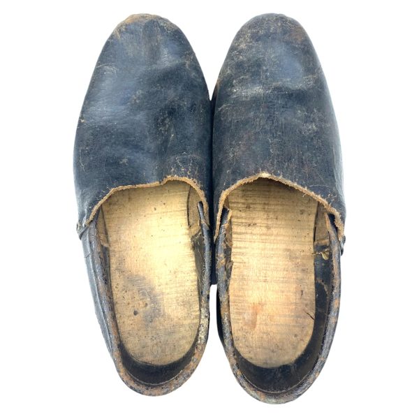 Concentration camp female inmates shoes