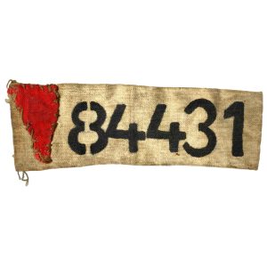 Concentration camp political prisoner number