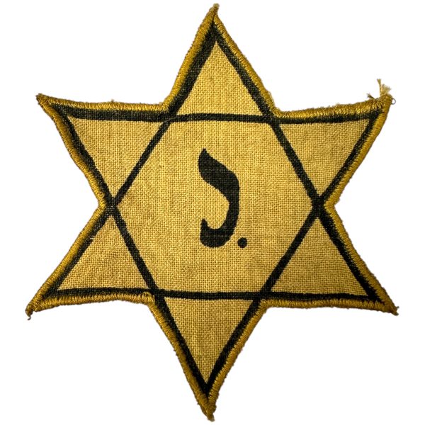 Worn Belgian Star of David