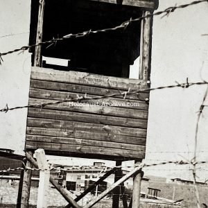 Dachau - American photograph of a watchtower