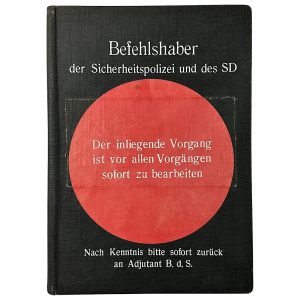Den Haag - Service Folder of Karl Eberhard Schöngarth – Sicherheitsdienst (SD) Headquarters