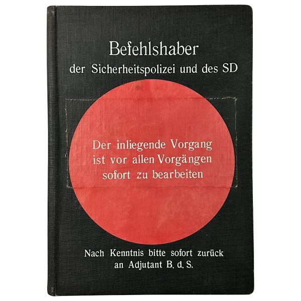 Den Haag - Service Folder of Karl Eberhard Schöngarth – Sicherheitsdienst (SD) Headquarters